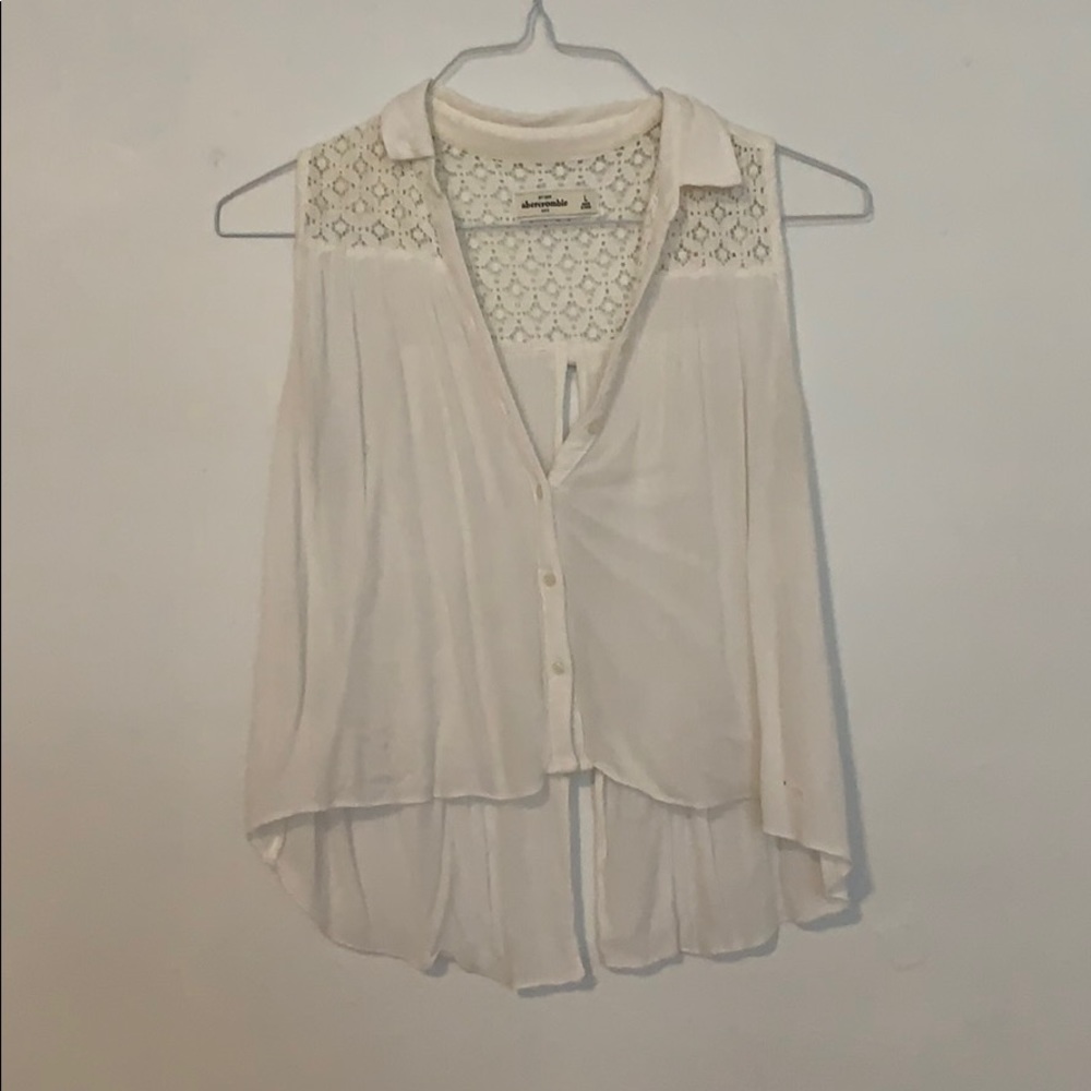 Open back Abercrombie shirt